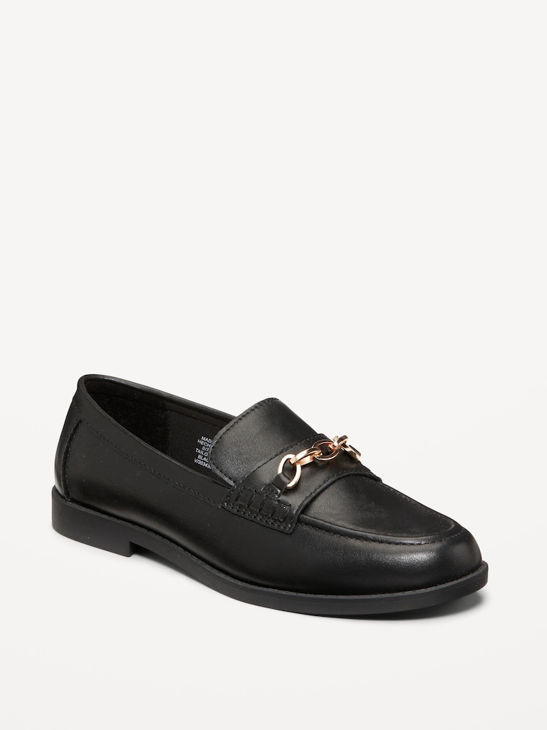 Faux-Leather Loafer