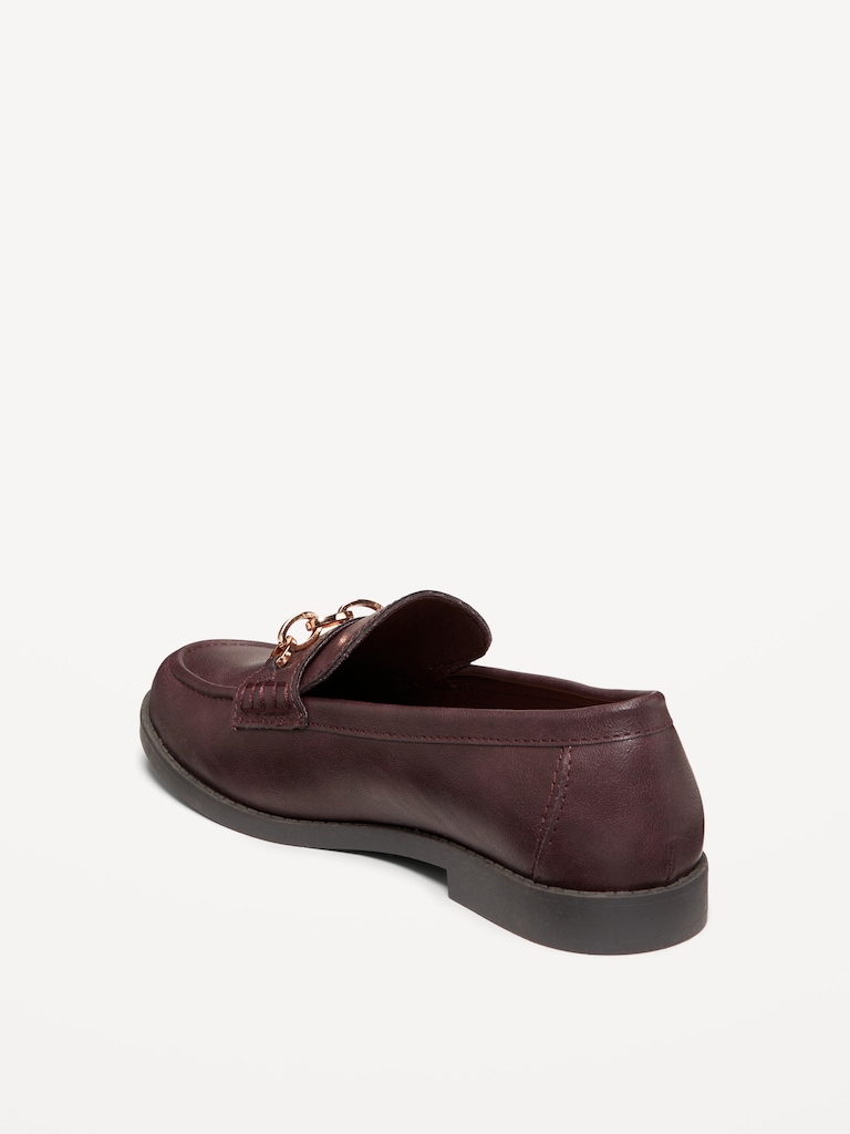 Faux-Leather Loafer
