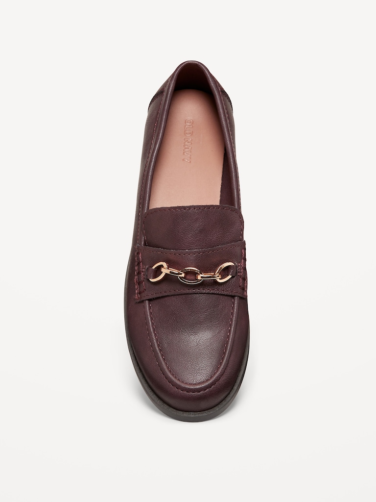 Faux-Leather Loafer