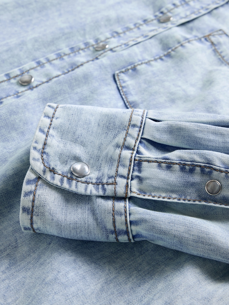 GapStudio Draped Denim Shirtdress