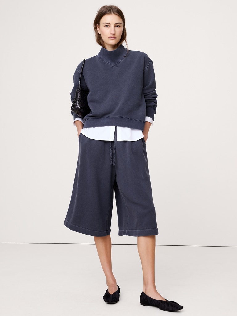 French Terry Bermuda Short