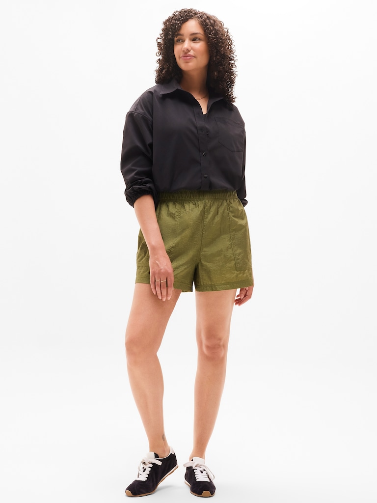 Lunar Sheen Utility High Rise Short