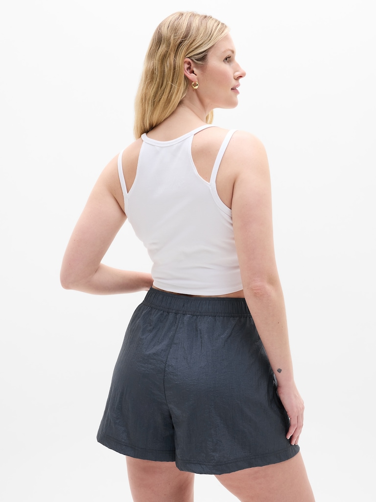 Lunar Sheen Utility High Rise Short