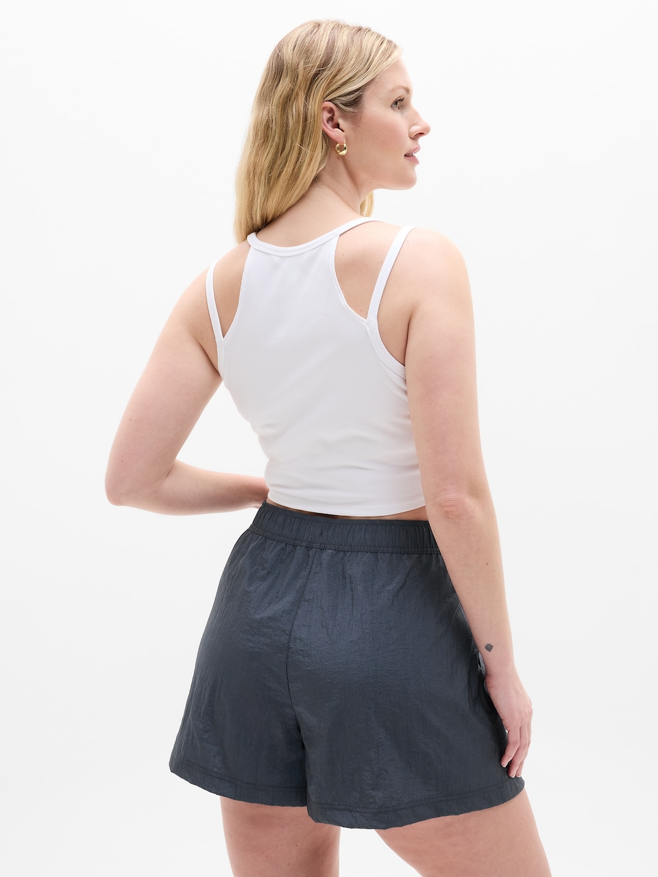 Lunar Sheen Utility High Rise Short