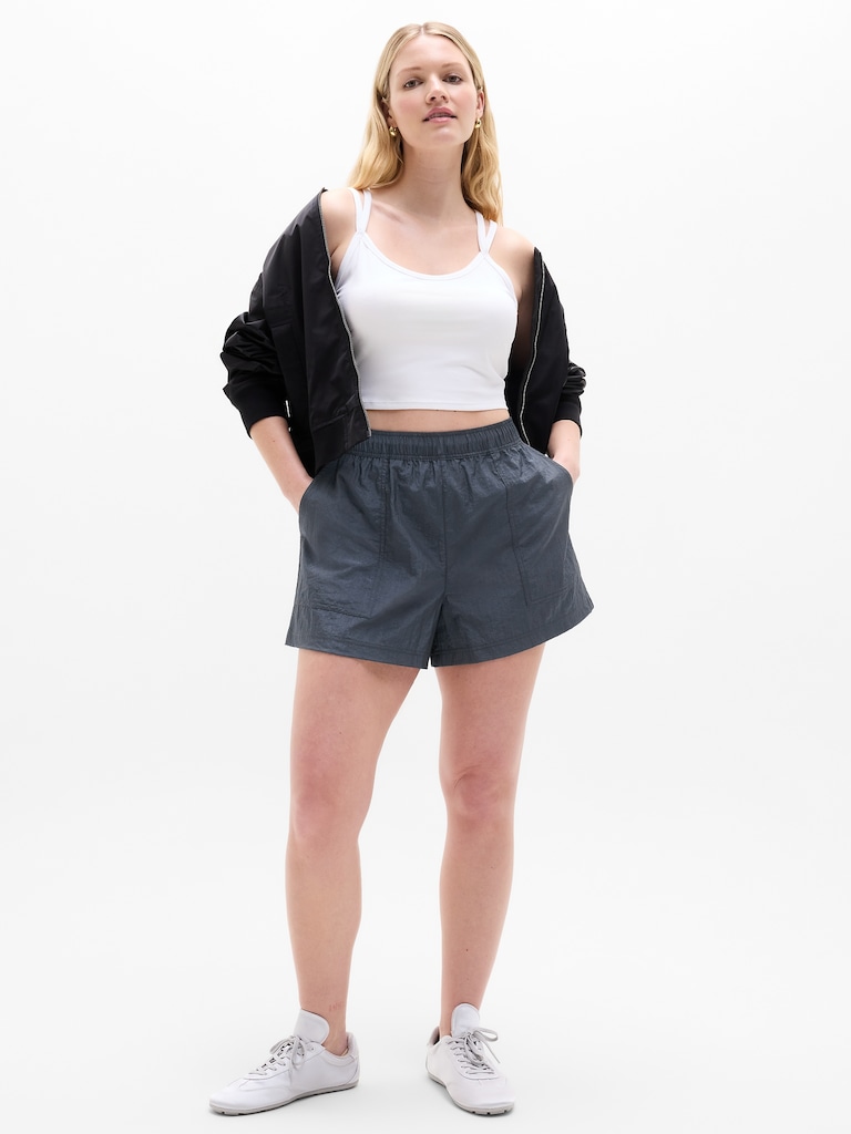 Lunar Sheen Utility High Rise Short