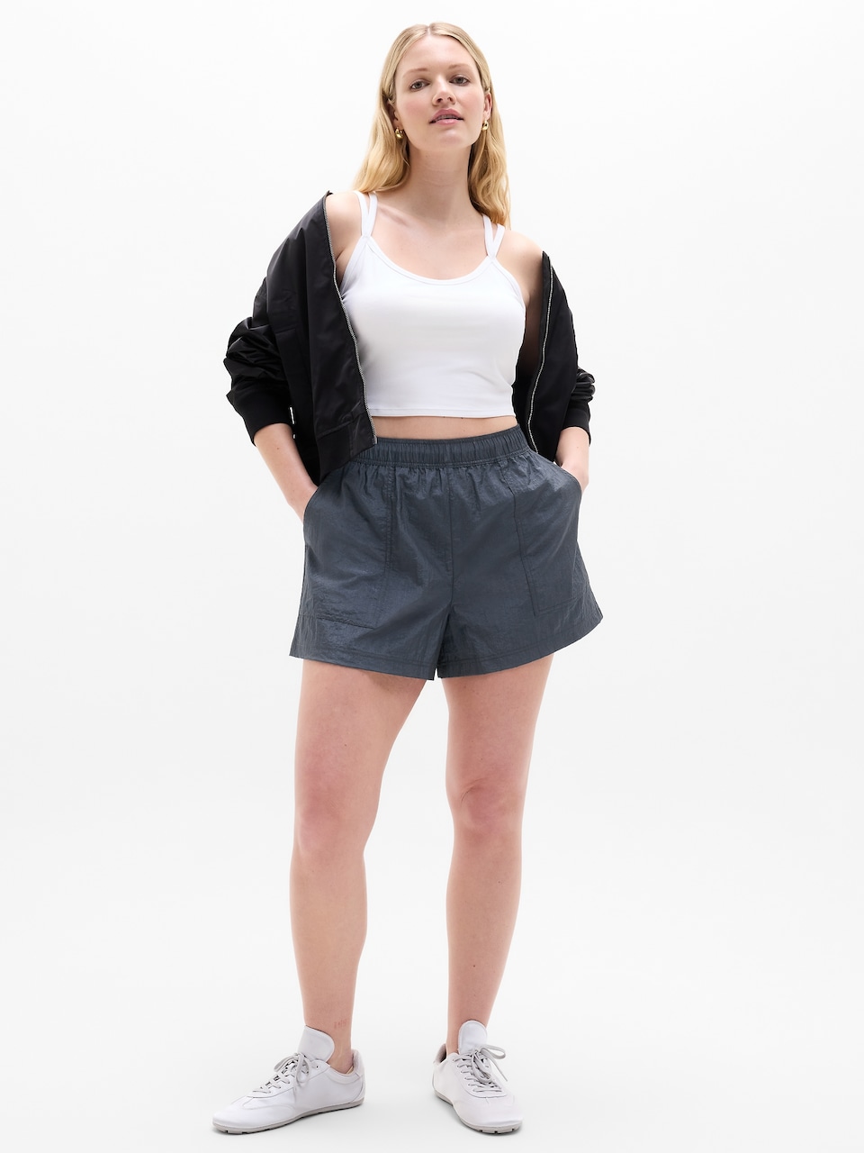 Lunar Sheen Utility High Rise Short