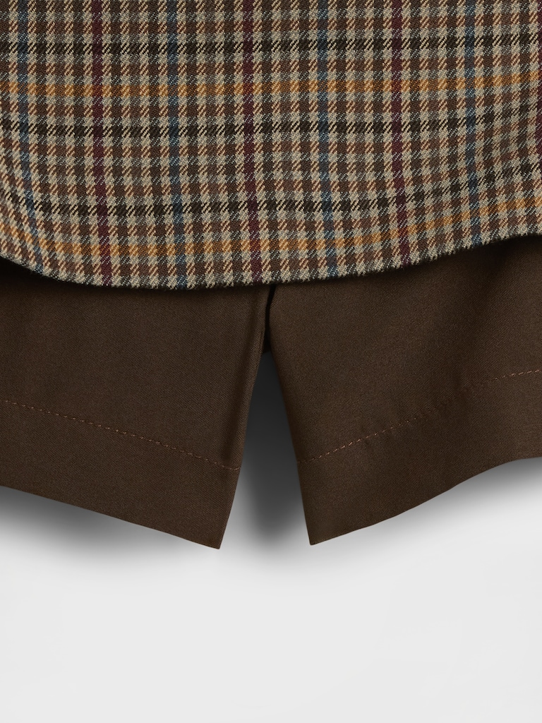 Herringbone Mini Skort