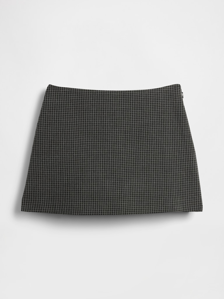 Herringbone Mini Skort