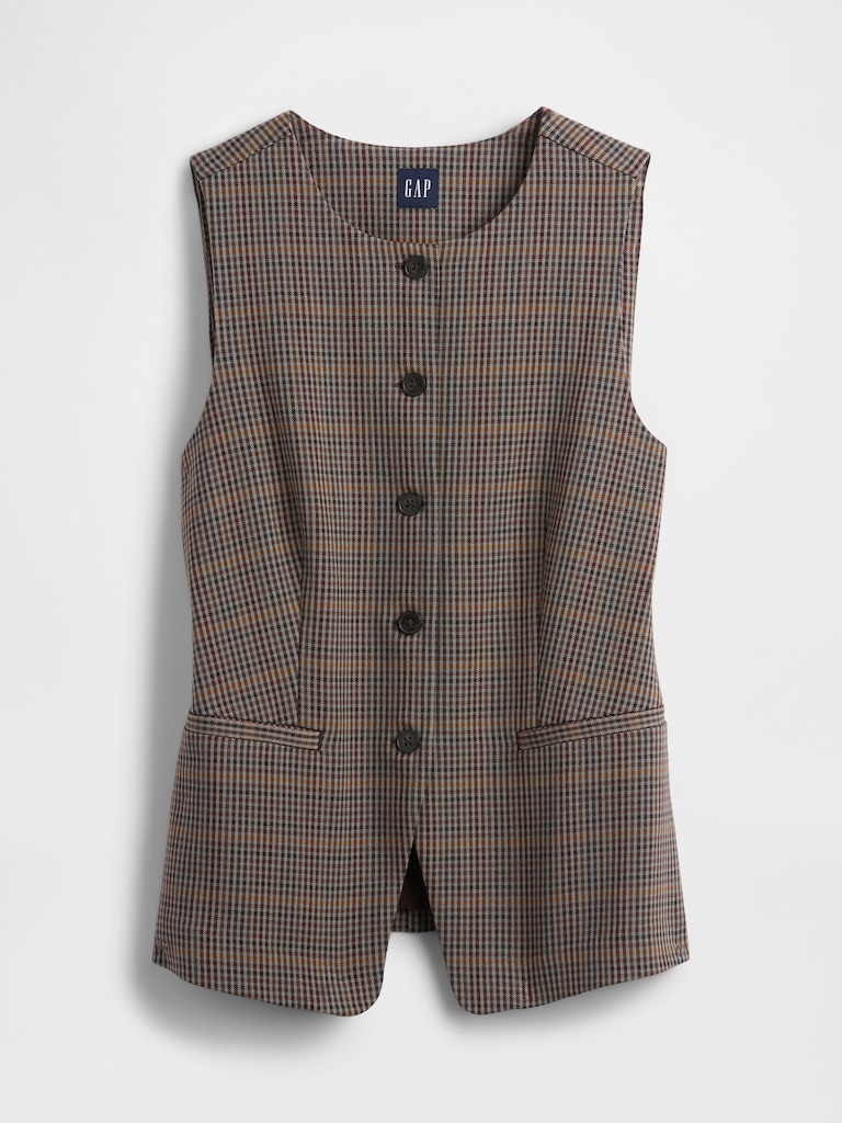 High-Neck Vest