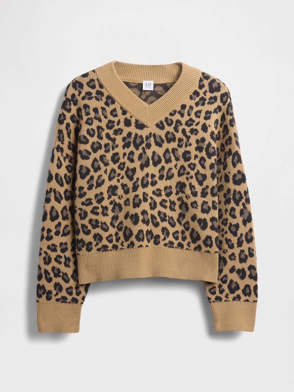 Kids Boxy V-Neck Sweater