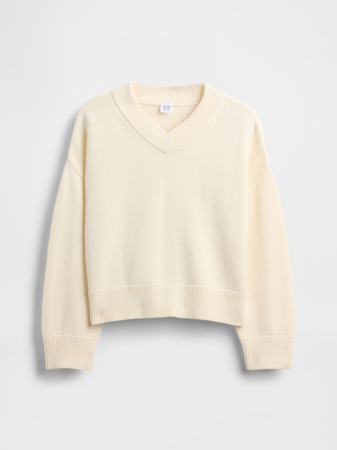 Kids Boxy V-Neck Sweater