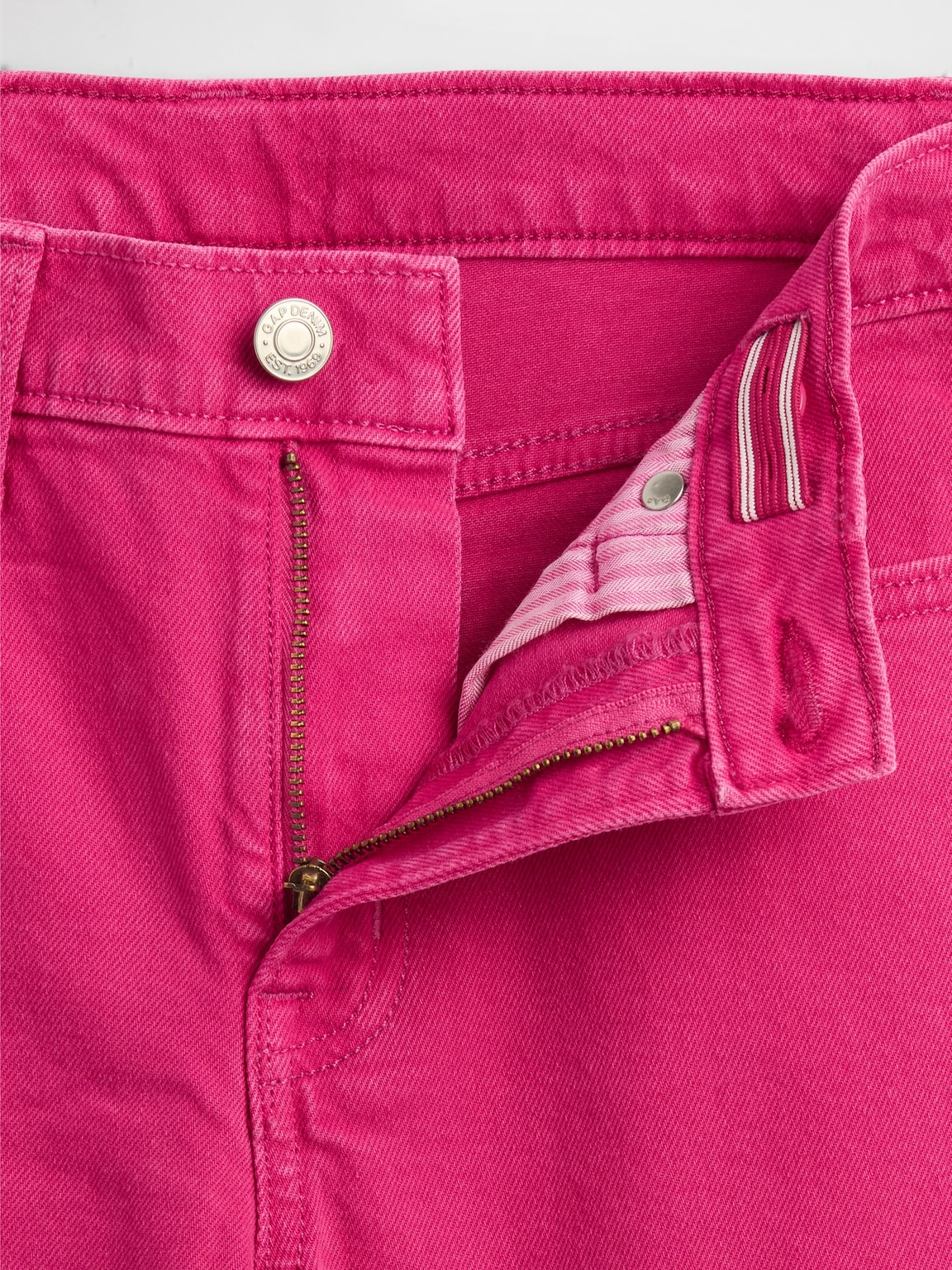 Kids High Rise Stride Wide-Leg Ankle Jeans