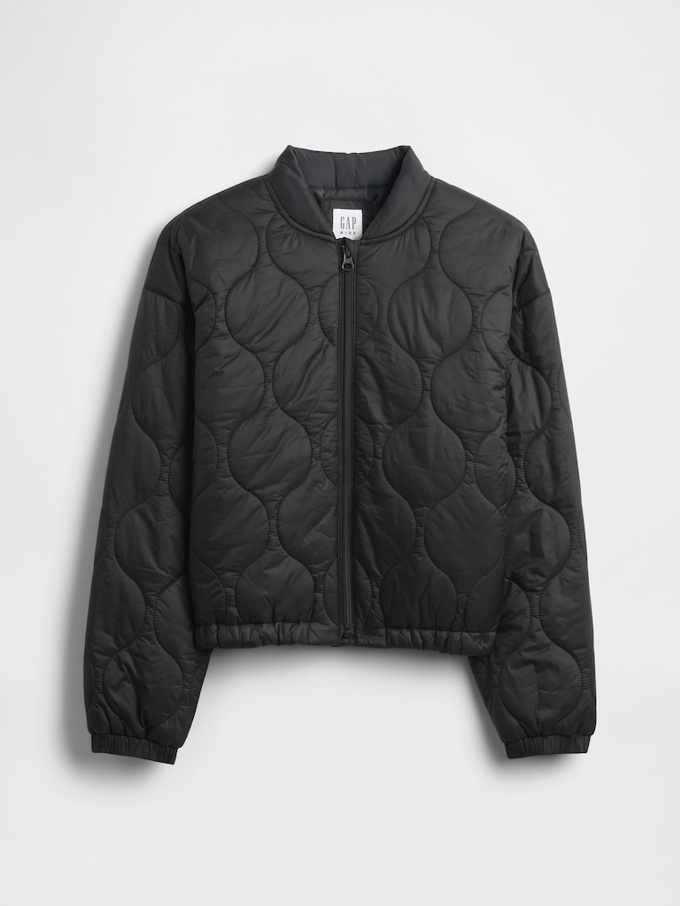 Kids Recycled Lightweight Quilted Puffer Jacket