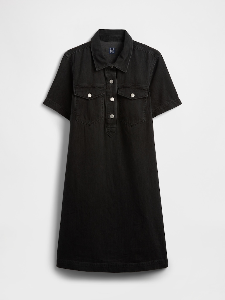 Relaxed Denim Mini Dress