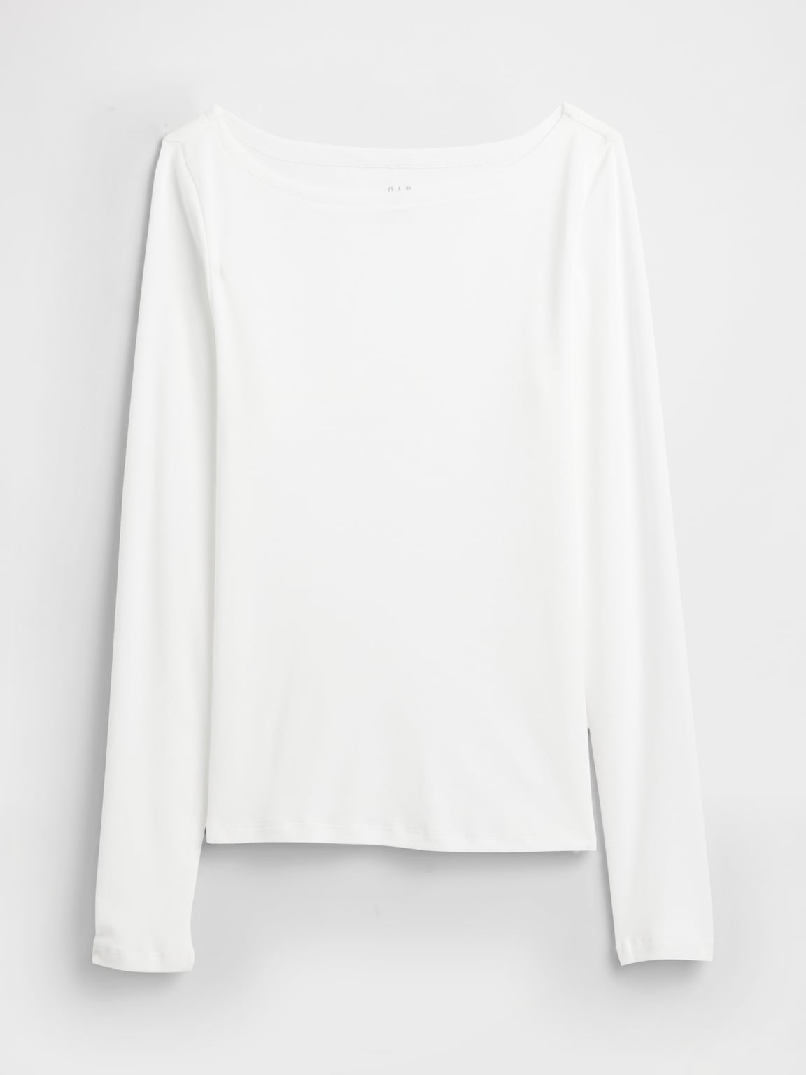 Modern Ribbed Boatneck T-Shirt