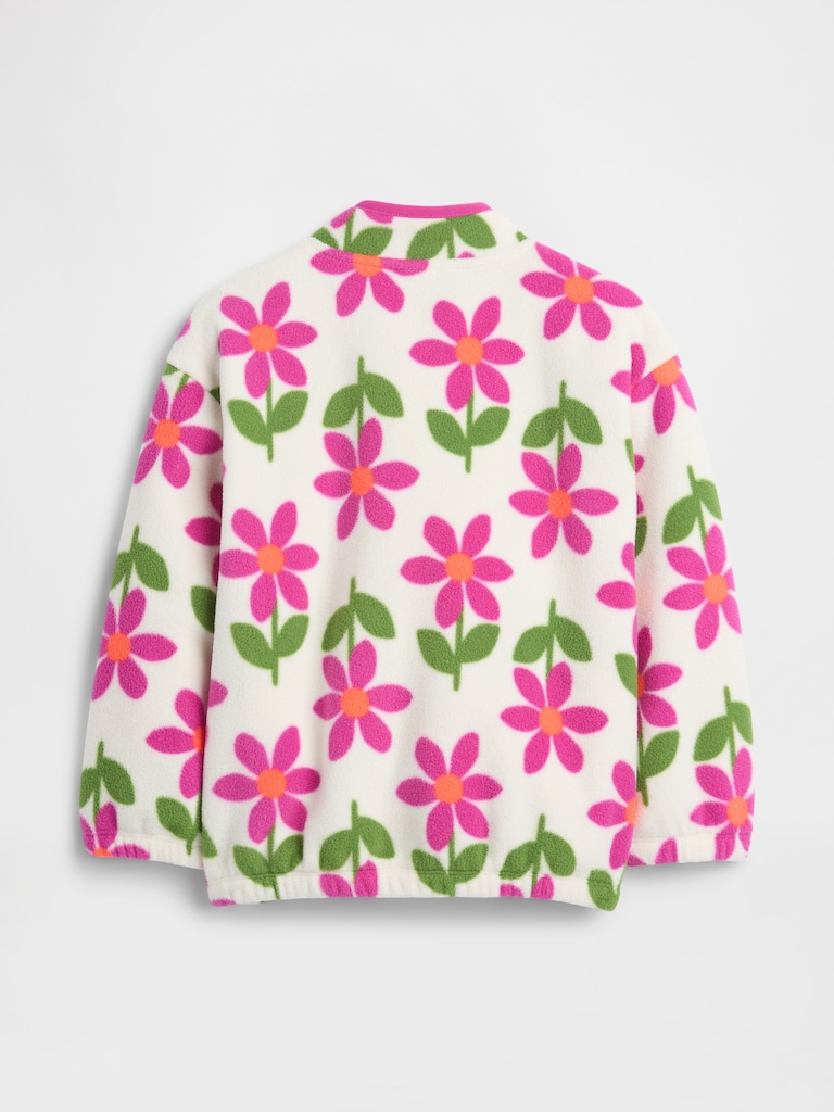 babyGap Print Fleece Zip Sweatshirt