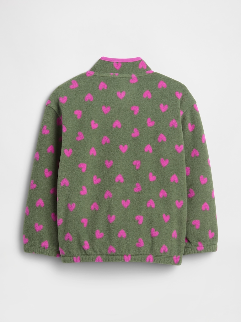 babyGap Print Fleece Zip Sweatshirt