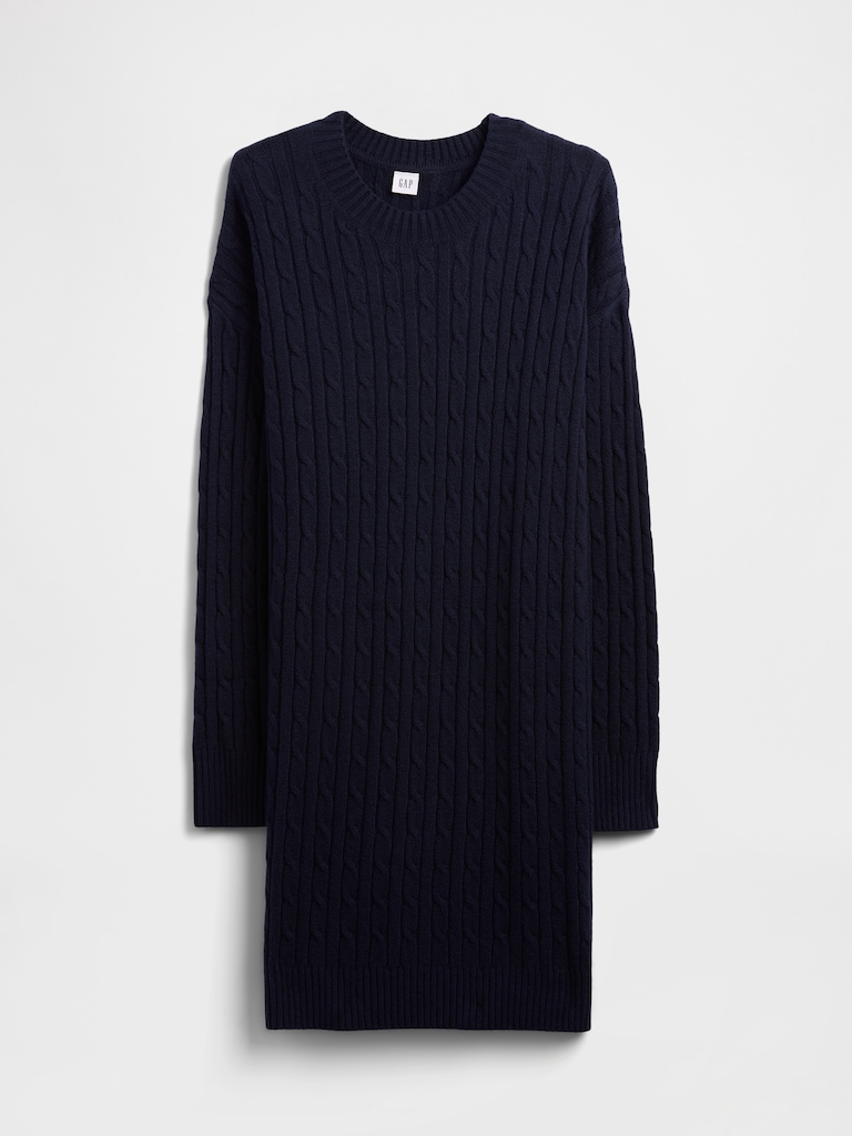 CashSoft Relaxed Crewneck Sweater Mini Dress