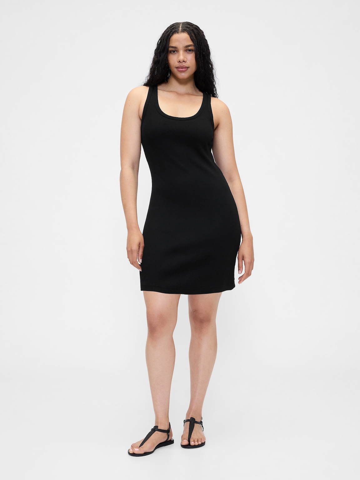 Rib Mini Tank Dress