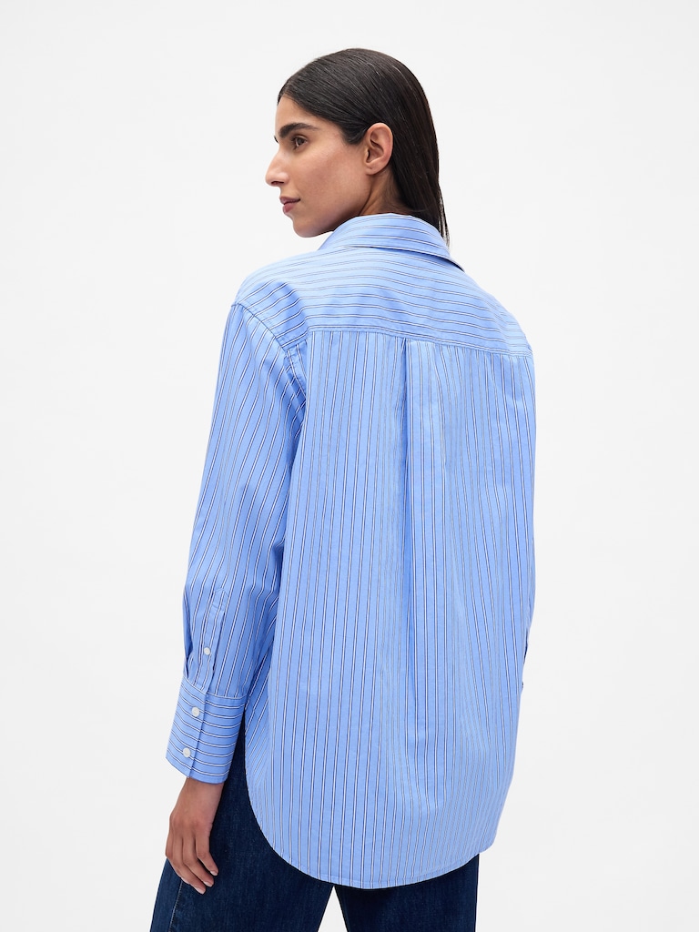 Organic Cotton Poplin Big Shirt