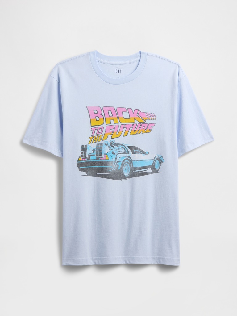 Relaxed Back to the Future Graphic T-Shirt