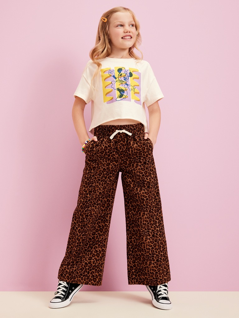 Old Navy x Disney© Cropped Graphic Raw-Edge T-Shirt for Girls