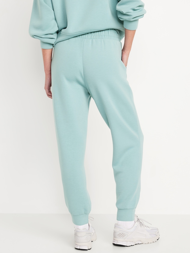 High-Waisted Bounce Fleece Jogger Sweatpants