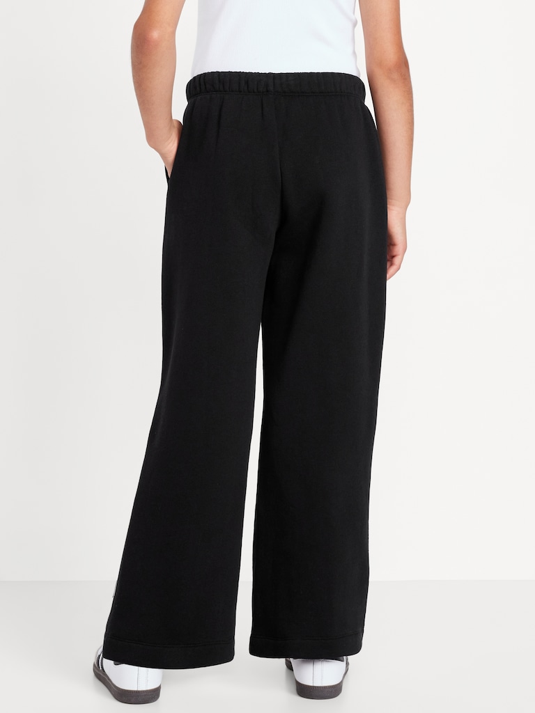 Favorite Fleece High-Waisted Wide-Leg Sweatpants for Girls