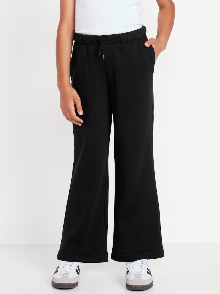 Favorite Fleece High-Waisted Wide-Leg Sweatpants for Girls