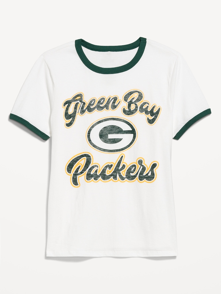 Green Bay Packers EveryWear Crew-Neck Ringer T-Shirt