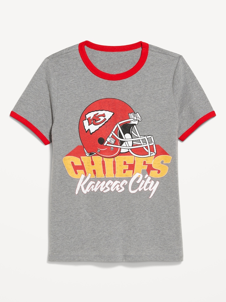 Kansas City Chiefs EveryWear Crew-Neck Ringer T-Shirt