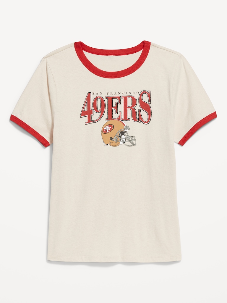 San Francisco 49ers EveryWear Crew-Neck Ringer T-Shirt