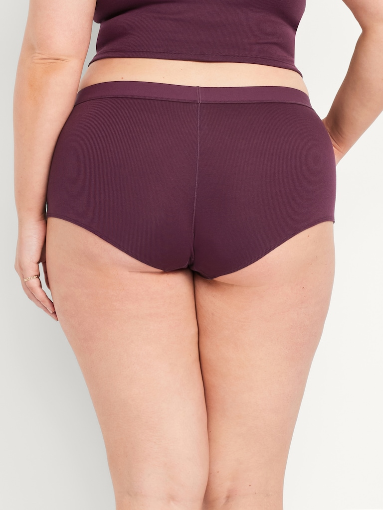 Ribbed Hipster Underwear