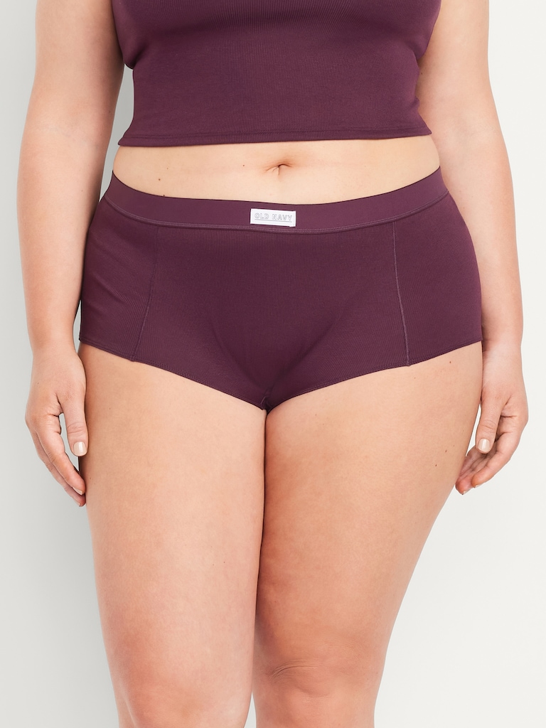 Ribbed Hipster Underwear