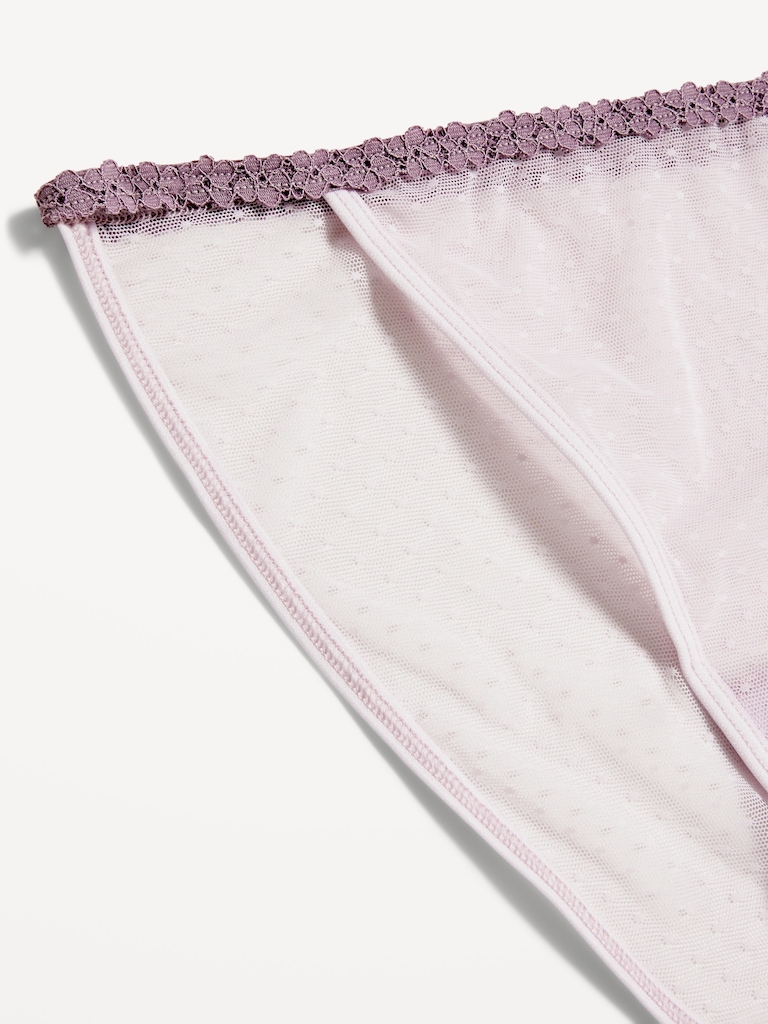 Mesh String Bikini Underwear