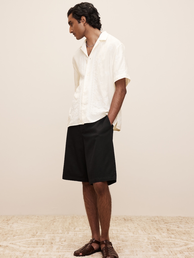 The White Lotus 11" Loose Italian Stretch Chino Short