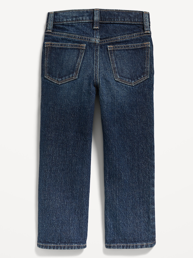 Straight-Leg Built-In Flex Jeans for Toddler Boys