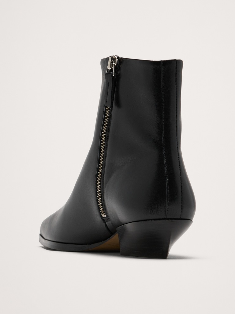Italian Leather Ankle Boot