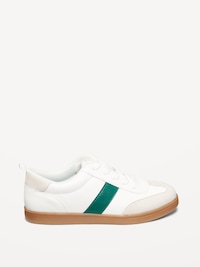 Faux-Leather Lace-Up Soccer Sneakers for Boys