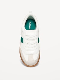 Faux-Leather Lace-Up Soccer Sneakers for Boys