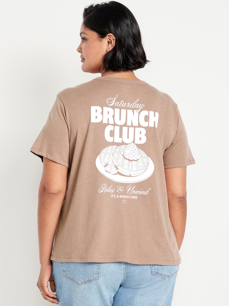 EveryWear Crew-Neck Graphic T-Shirt