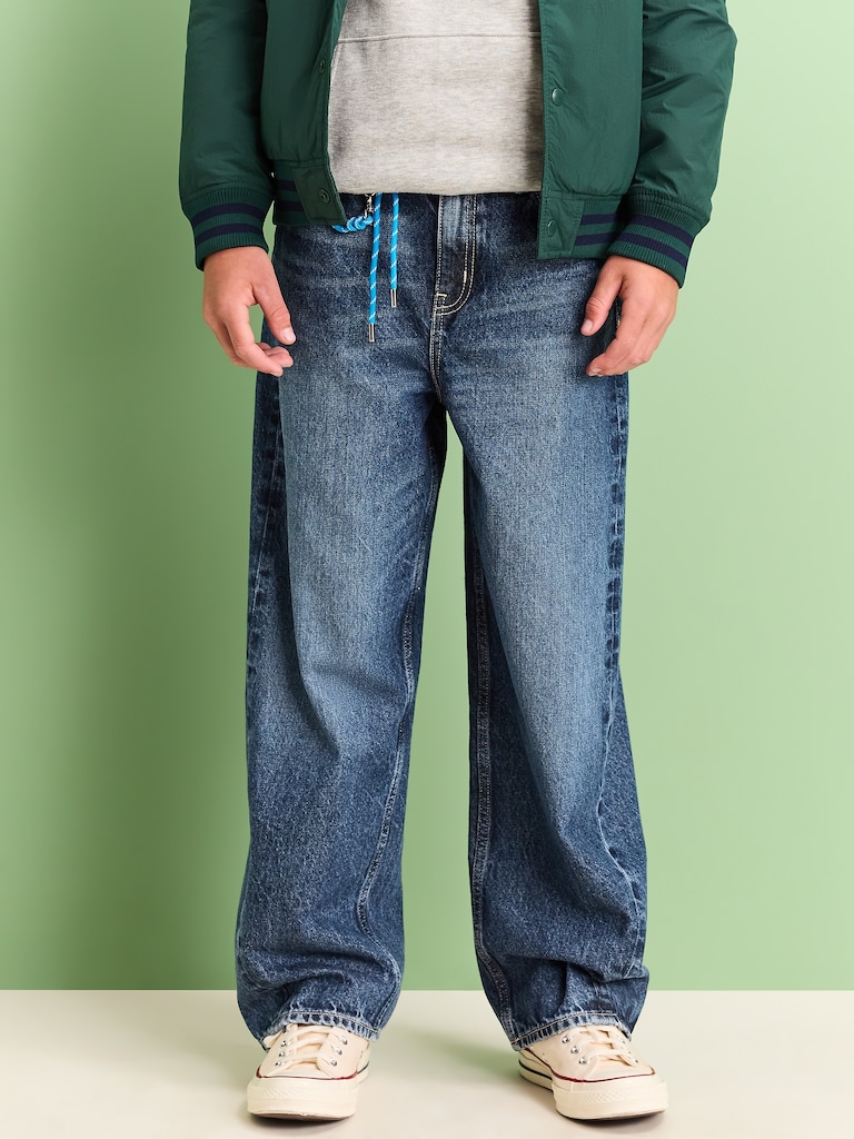 Super Baggy Barrel-Leg Jeans for Boys