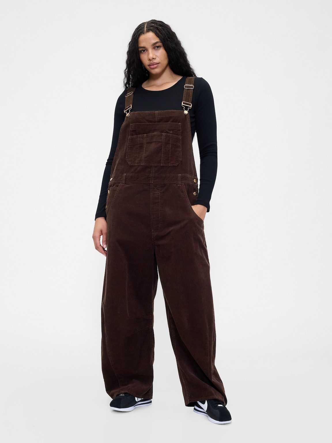 Corduroy Horseshoe Overalls
