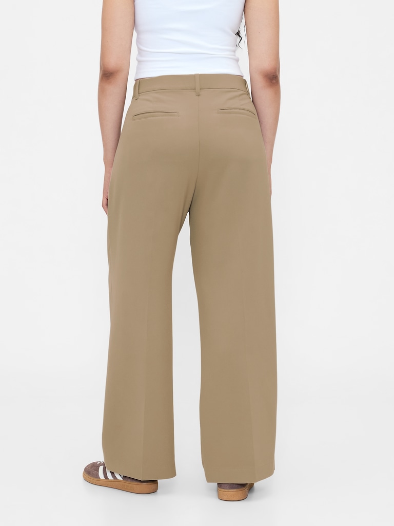 365 Low Rise Pleated Wide-Leg Trousers