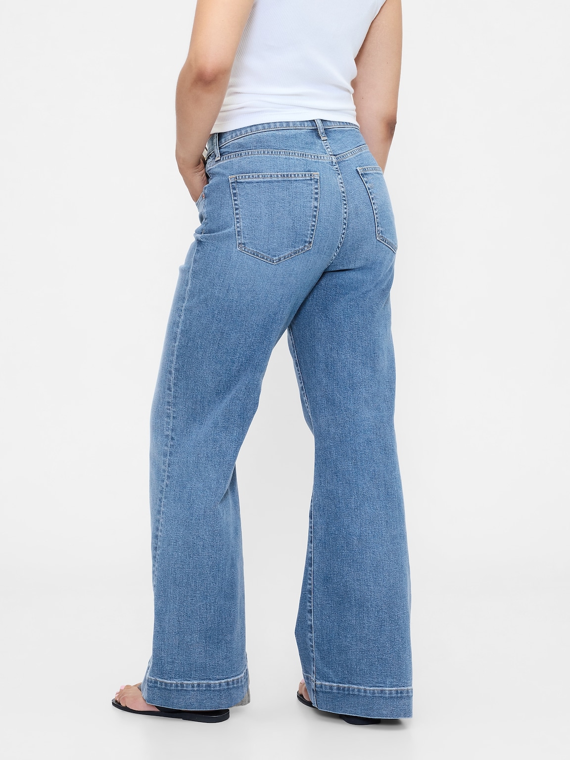 High Rise Relaxed Flare Jeans