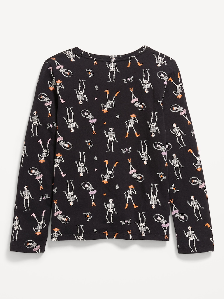 Softest Printed Long-Sleeve T-Shirt for Girls