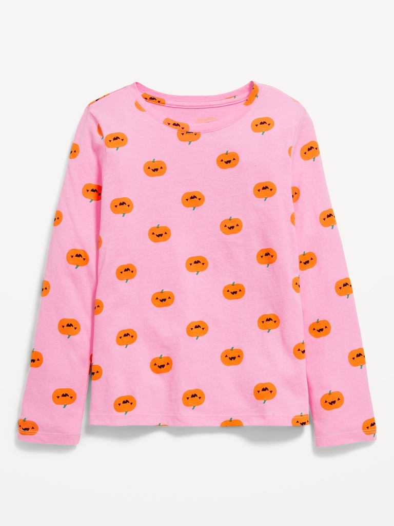 Softest Printed Long-Sleeve T-Shirt for Girls