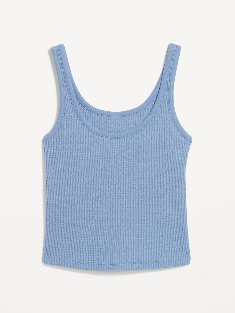 Cozy Waffle Pajama Tank Top