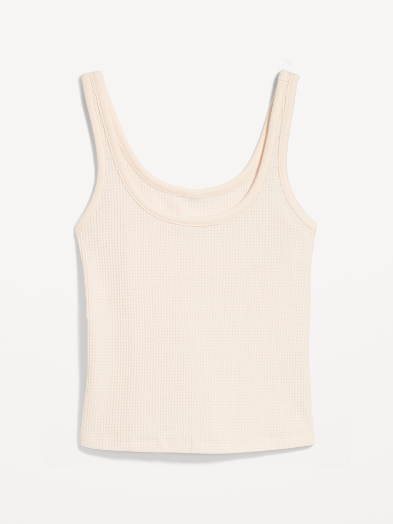 Cozy Waffle Pajama Tank Top