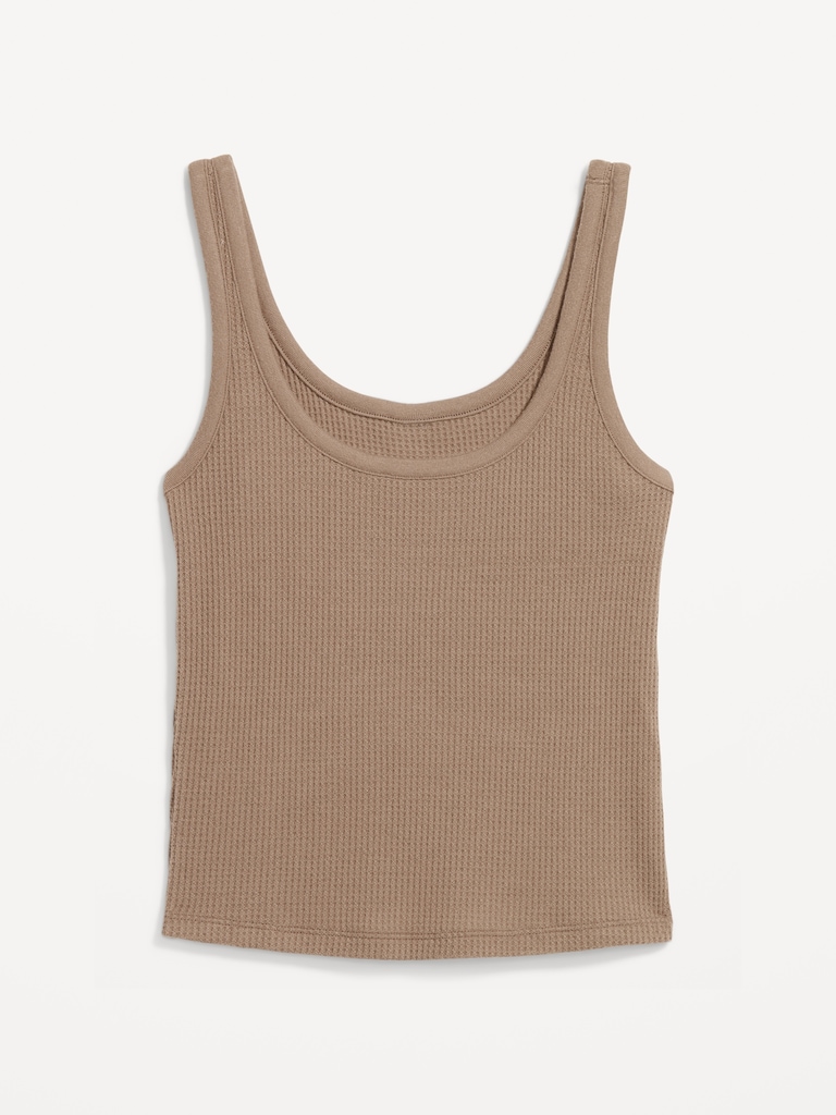 Cozy Waffle Pajama Tank Top